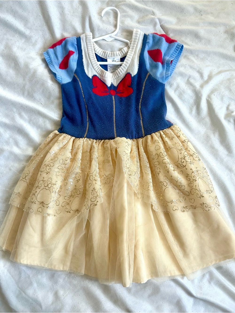 Disney Blue Red and Gold Princess Tulle Dress